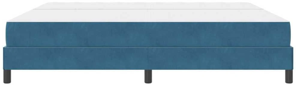 Kiemas lova su čiužiniu Tamsiai mėlyna 200 x 200 cm audinys
