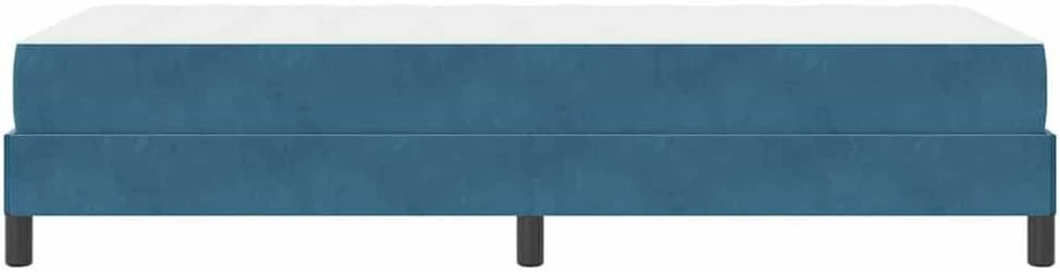 Kiemas lova su čiužiniu Tamsiai mėlyna 80 x 210 cm audinys