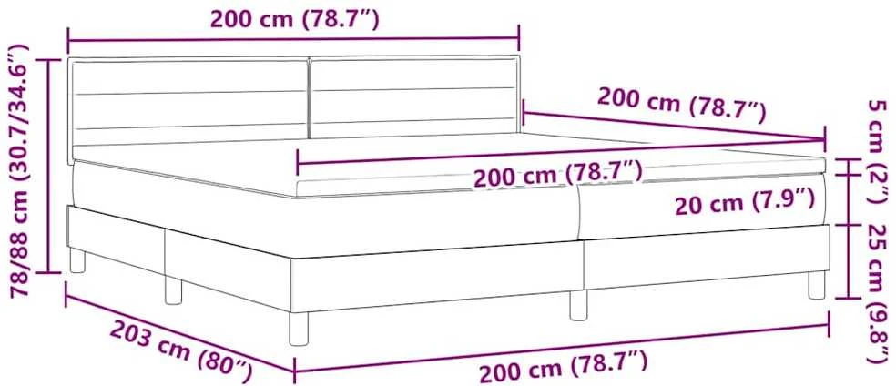 Kiemas lova su galvūgalio Tamsiai pilka 200 x 200 cm audinys