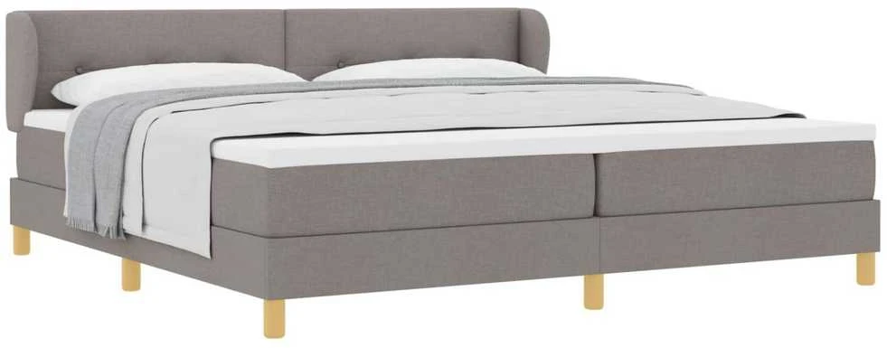 Kiemas lova su galvūgalio Tortora 200 x 200 cm audinys