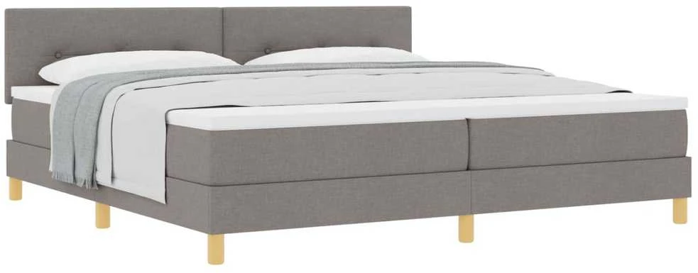 Kiemas lova su pagalve Tortora 200 x 200 cm audinys