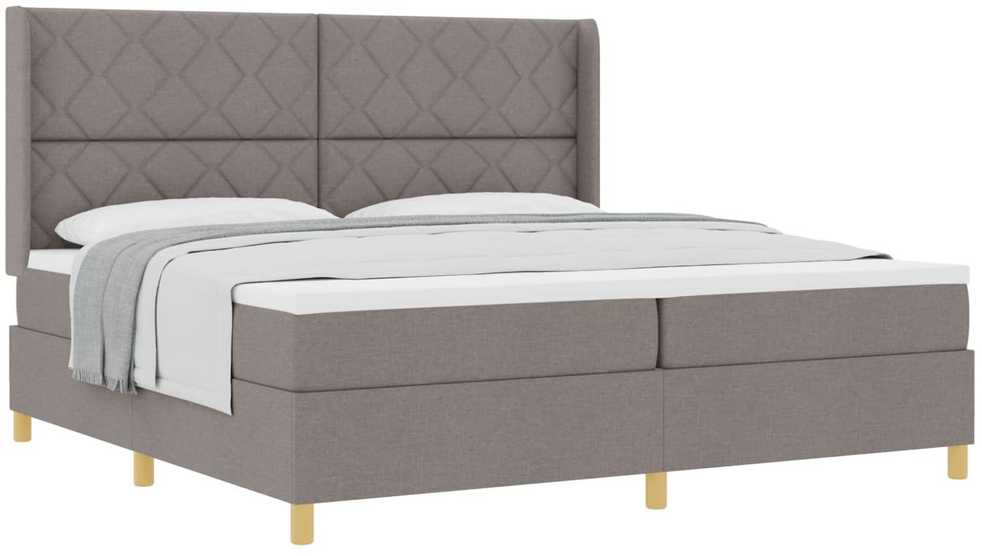 Kiemas lova su galvūgalio Tortora 200 x 200 cm audinys