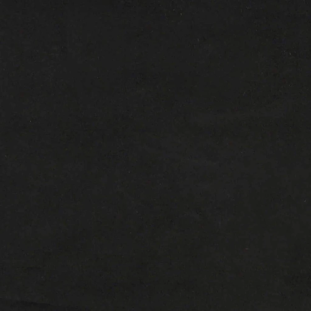 Kiemas lova su galvūgalio Juodas 190 x 140 cm Aksomas