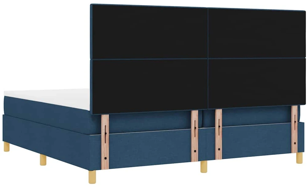 Kiemas lova su galvūgalio Mėlyna 200 x 200 cm audinys