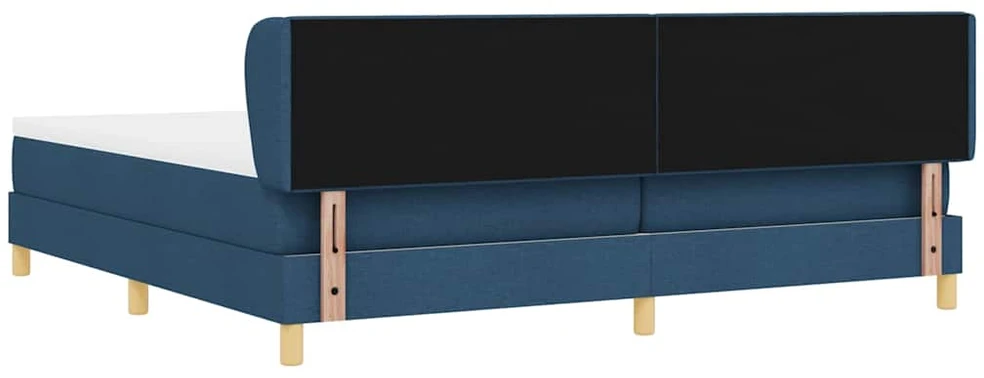 Kiemas lova su galvūgalio Mėlyna 200 x 200 cm audinys