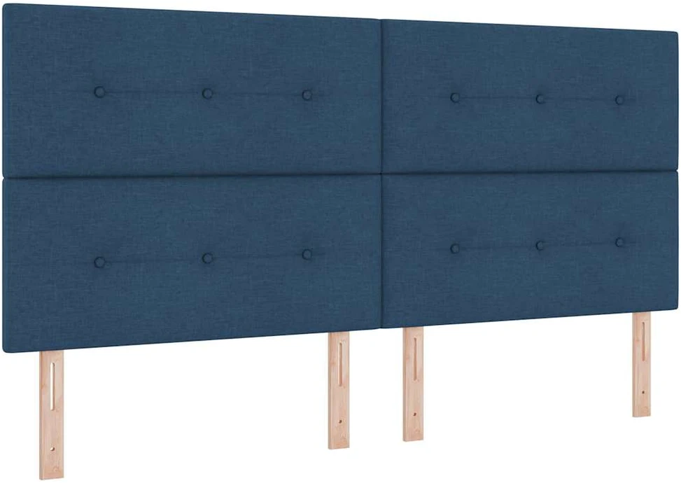 Kiemas lova su galvūgalio Mėlyna 200 x 200 cm audinys