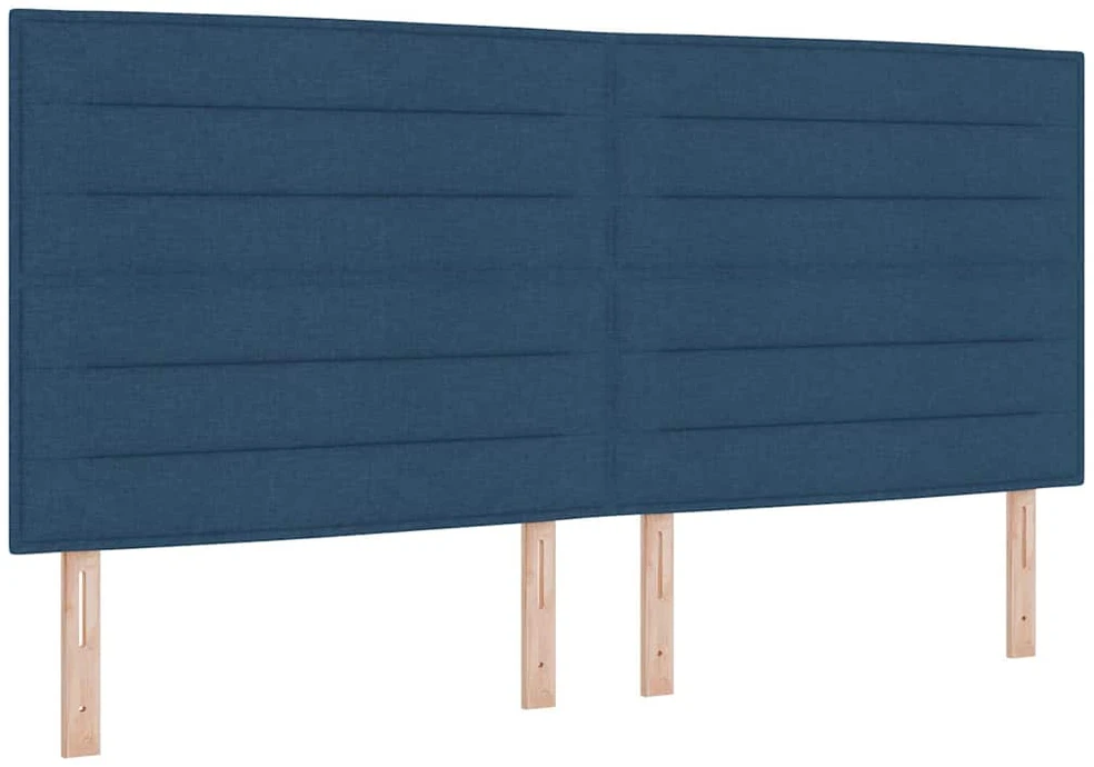 Kiemas lova su galvūgalio Mėlyna 200 x 200 cm audinys
