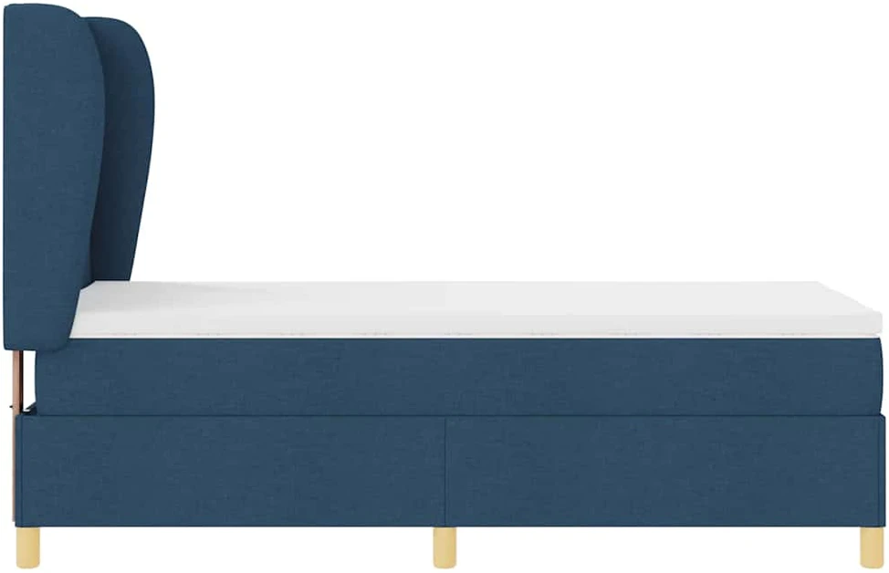 Kiemas lova su galvūgalio Mėlyna 200 x 90 cm audinys