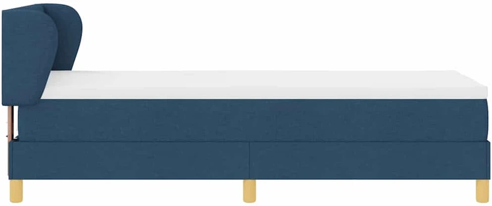 Kiemas lova su galvūgalio Mėlyna 80 x 200 cm audinys