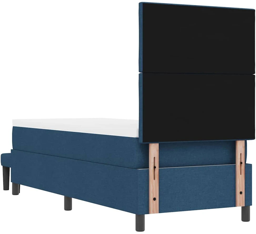 Kiemas lova su galvūgalio Mėlyna 80 x 200 cm audinys