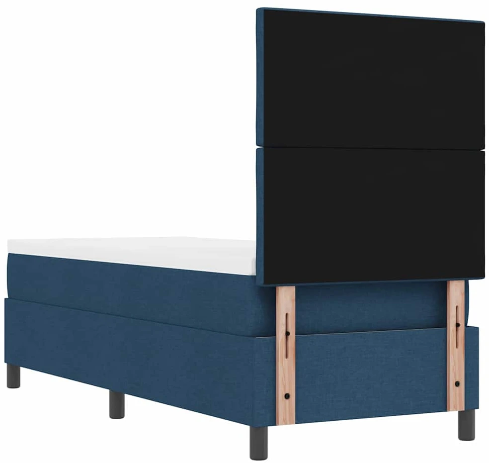 Kiemas lova su galvūgalio Mėlyna 80 x 200 cm audinys