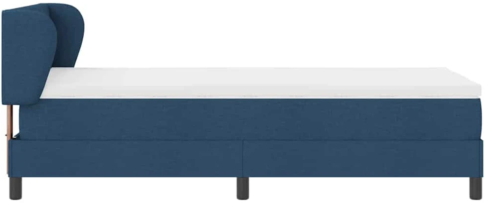 Kiemas lova su galvūgalio Mėlyna 90 x 200 cm audinys