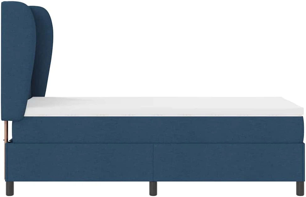 Kiemas lova su galvūgalio Mėlyna 90 x 200 cm audinys