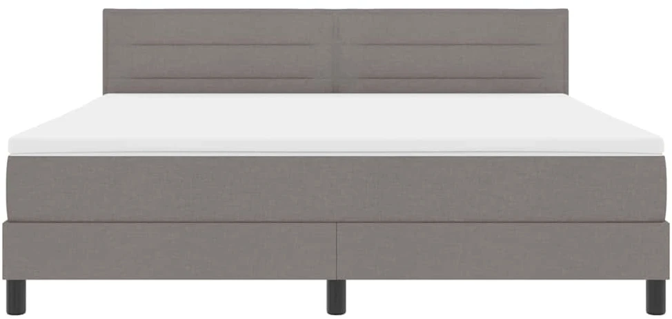Kiemas lova su galvūgalio Taupe 180 x 200 cm audinys
