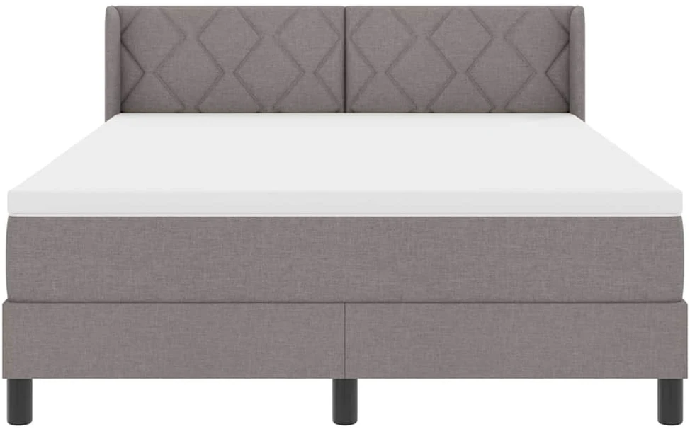 Kiemas lova su galvūgalio Taupe 200 x 160 cm audinys