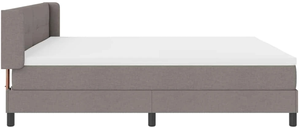 Kiemas lova su galvūgalio Taupe 200 x 200 cm audinys