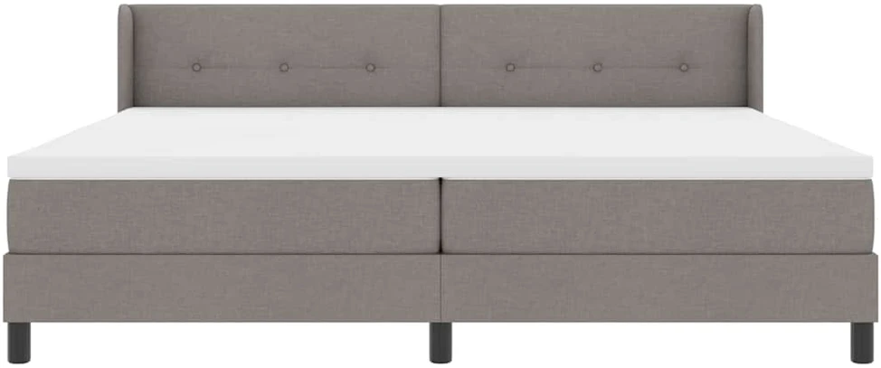 Kiemas lova su galvūgalio Taupe 200 x 200 cm audinys