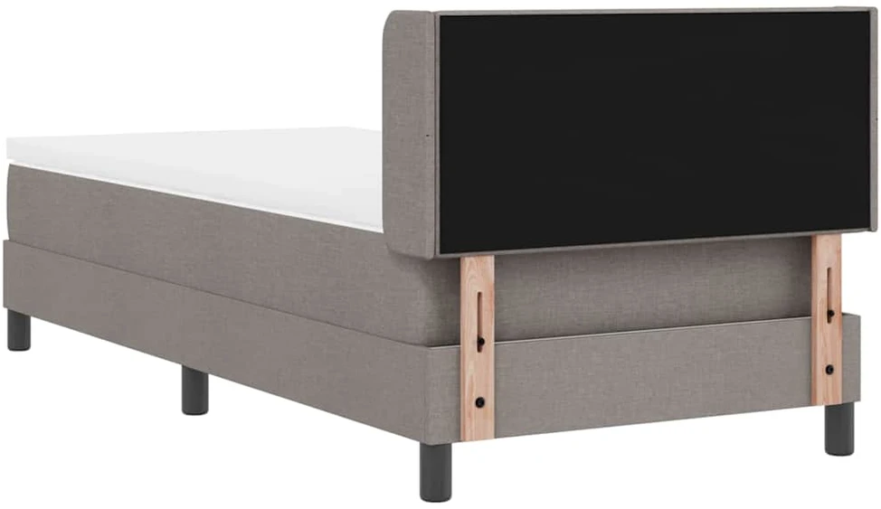 Kiemas lova su galvūgalio Taupe 200 x 90 cm audinys