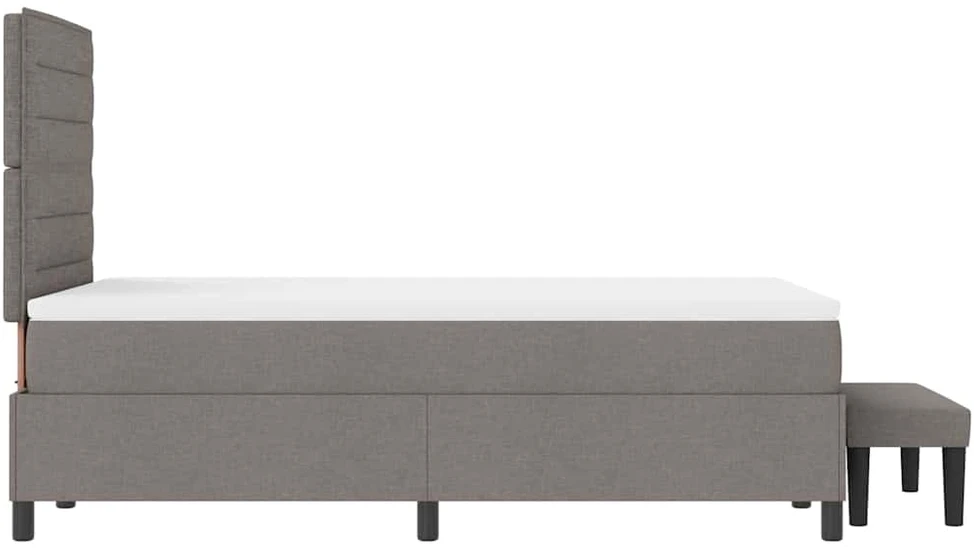 Kiemas lova su galvūgalio Tortora 120 x 200 cm audinys