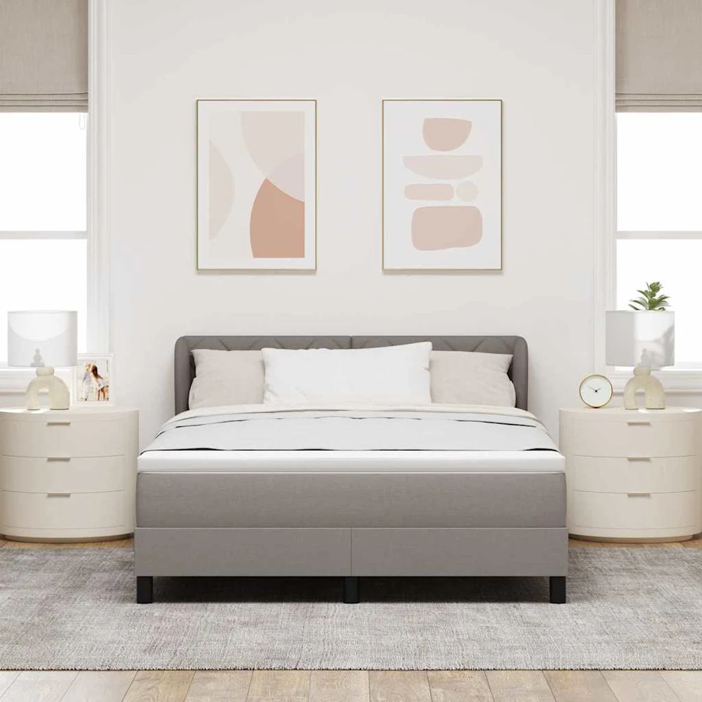 Kiemas lova su galvūgalio Tortora 160 x 200 cm audinys