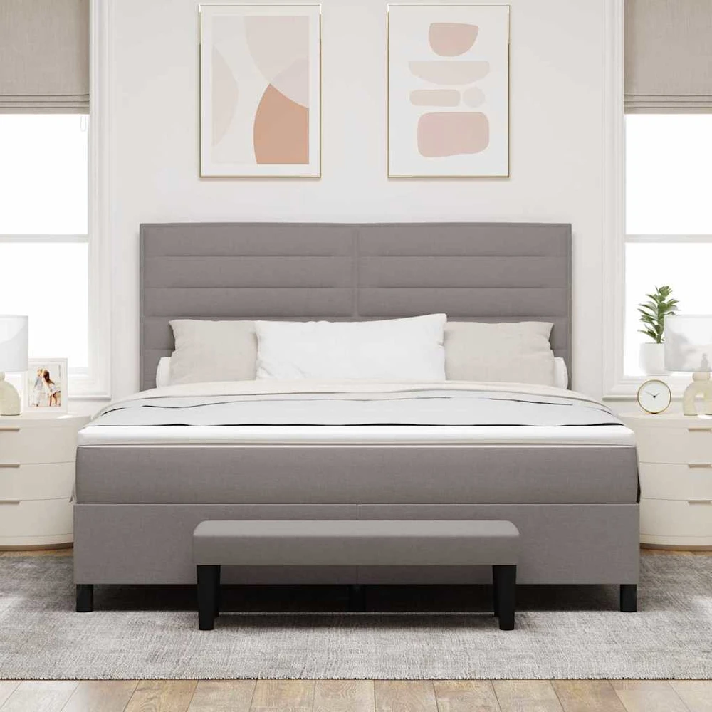 Kiemas lova su galvūgalio Tortora 180 x 200 cm audinys