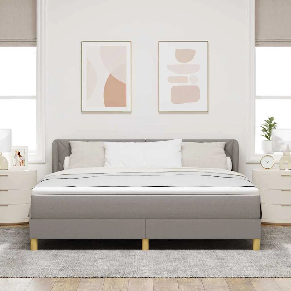 Kiemas lova su galvūgalio Tortora 180 x 200 cm audinys