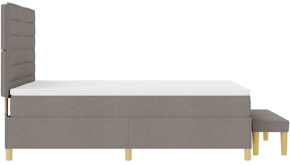 Kiemas lova su galvūgalio Tortora 200 x 140 cm audinys