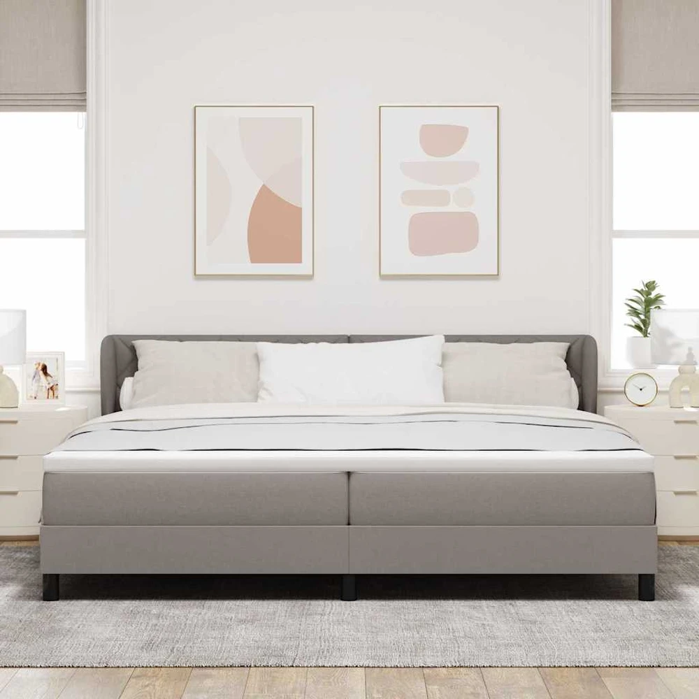 Kiemas lova su galvūgalio Tortora 200 x 200 cm audinys
