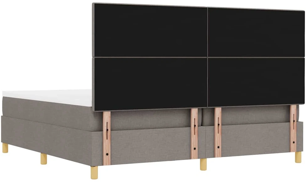 Kiemas lova su galvūgalio Tortora 200 x 200 cm audinys