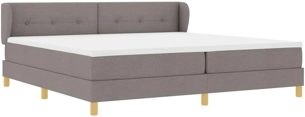 Kiemas lova su galvūgalio Tortora 200 x 200 cm audinys