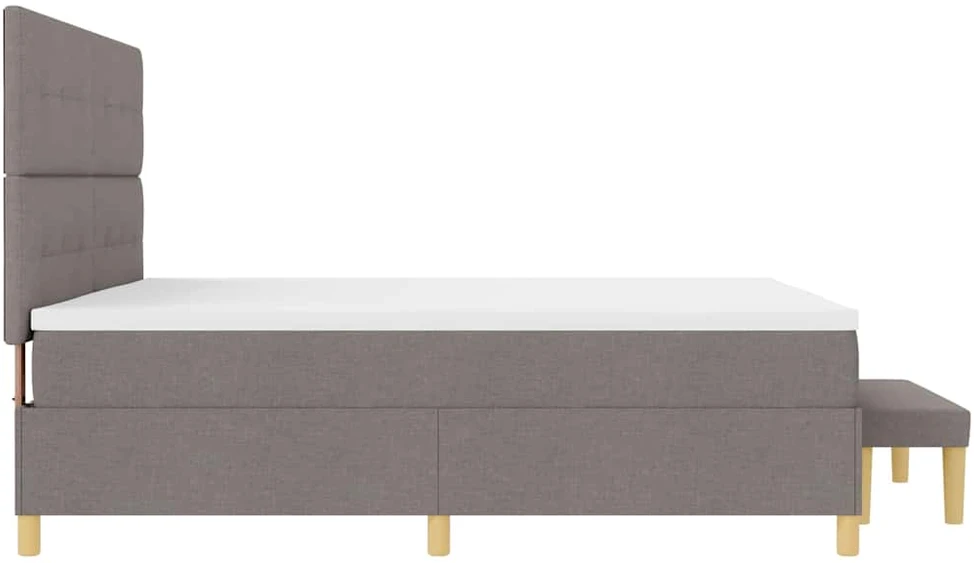 Kiemas lova su galvūgalio Tortora 200 x 200 cm audinys