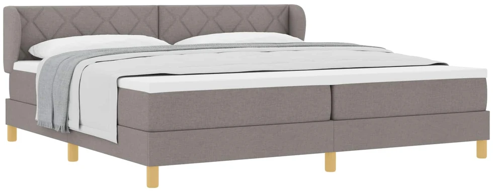 Kiemas lova su galvūgalio Tortora 200 x 200 cm audinys