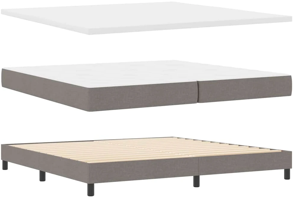 Kiemas lova su galvūgalio Tortora 200 x 200 cm audinys