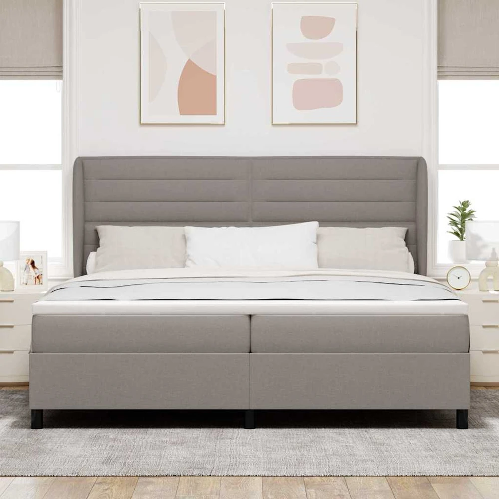 Kiemas lova su galvūgalio Tortora 200 x 200 cm audinys