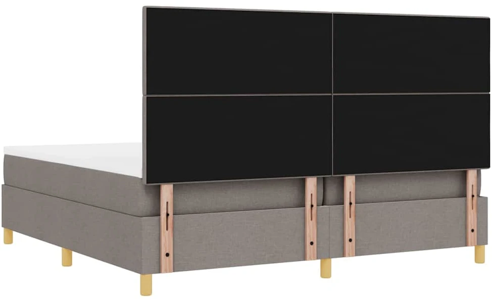 Kiemas lova su galvūgalio Tortora 200 x 200 cm audinys