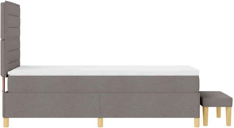 Kiemas lova su galvūgalio Tortora 200 x 90 cm audinys