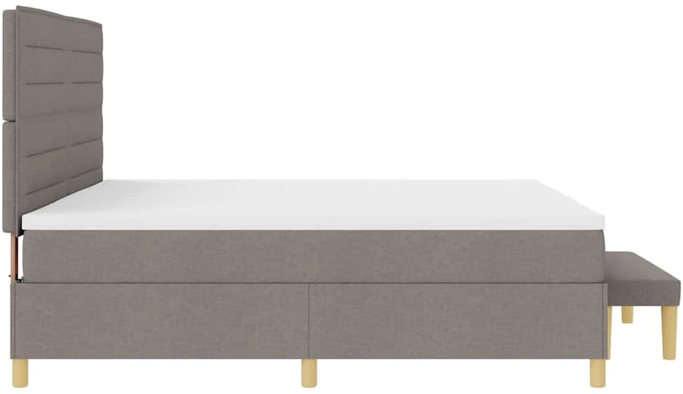 Kiemas lova su galvūgalio Tortora 200 x 200 cm audinys