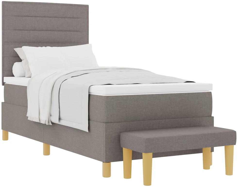 Kiemas lova su galvūgalio Tortora 200 x 90 cm audinys