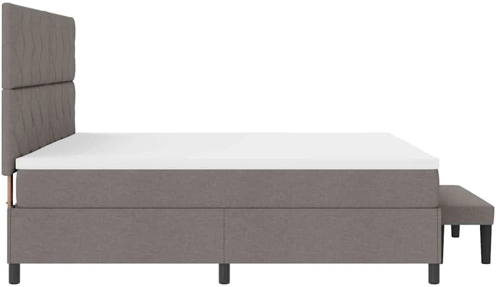 Kiemas lova su galvūgalio Tortora 200 x 200 cm audinys
