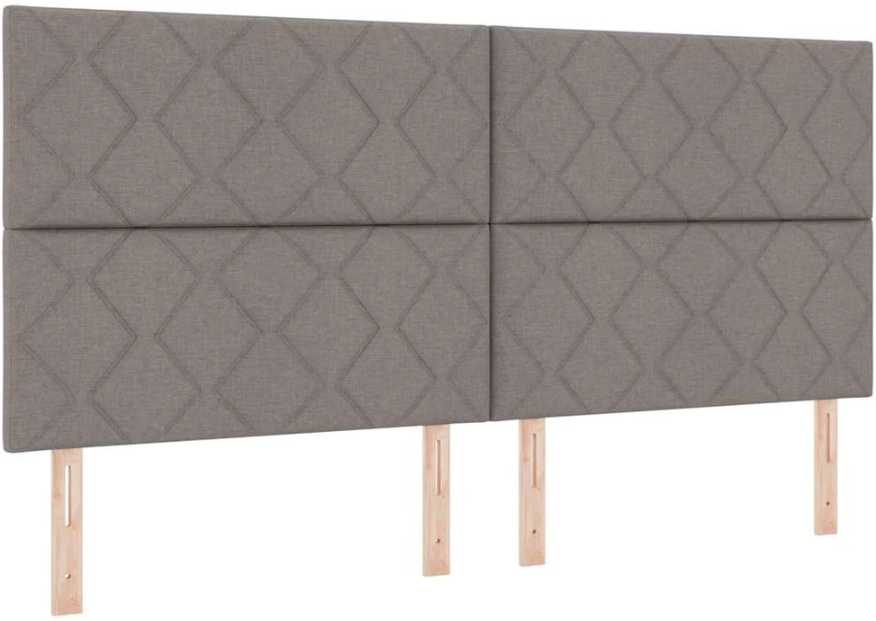 Kiemas lova su galvūgalio Tortora 200 x 200 cm audinys