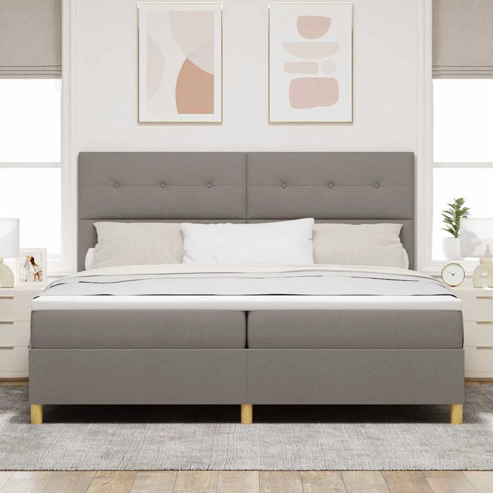 Kiemas lova su galvūgalio Tortora 200 x 200 cm audinys