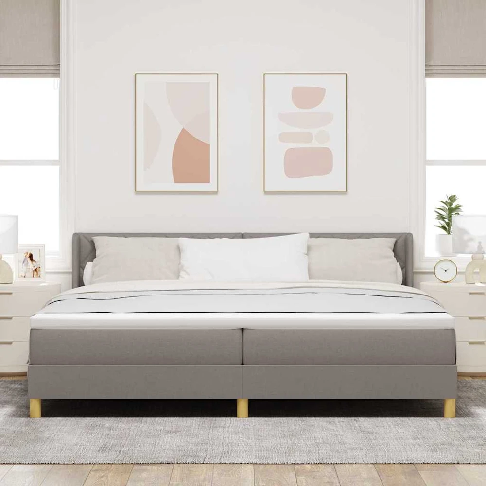 Kiemas lova su galvūgalio Tortora 200 x 200 cm audinys