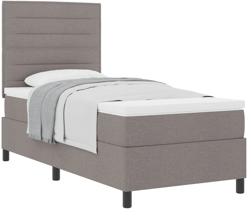 Kiemas lova su galvūgalio Tortora 80 x 200 cm audinys