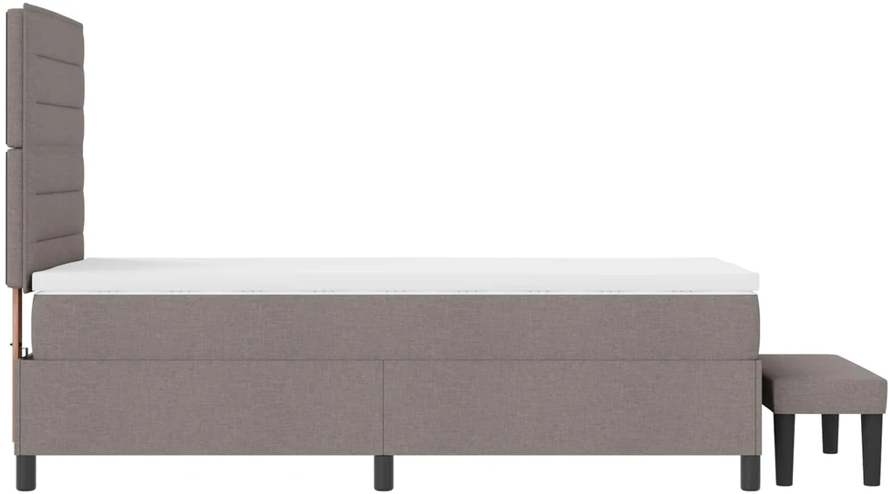 Kiemas lova su galvūgalio Tortora 80 x 200 cm audinys
