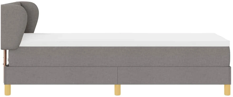 Kiemas lova su galvūgalio Tortora 80 x 200 cm audinys