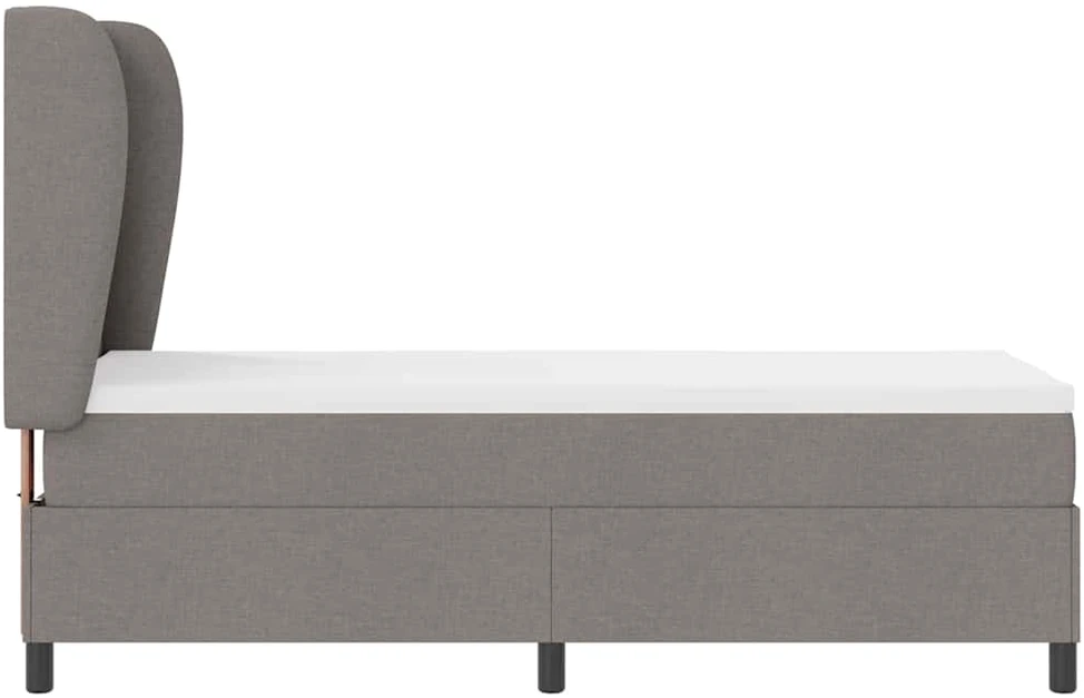 Kiemas lova su galvūgalio Tortora 80 x 200 cm audinys