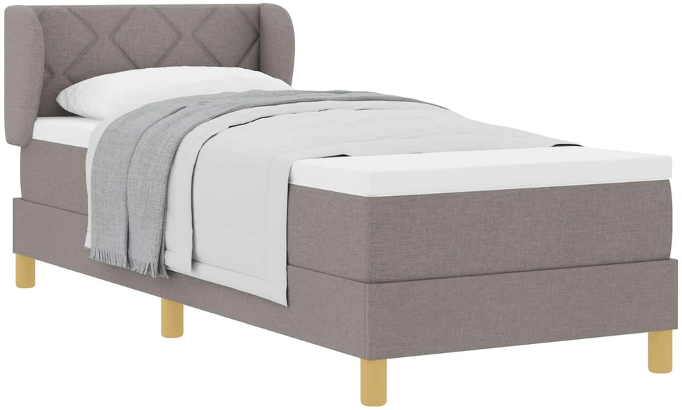 Kiemas lova su galvūgalio Tortora 80 x 200 cm audinys