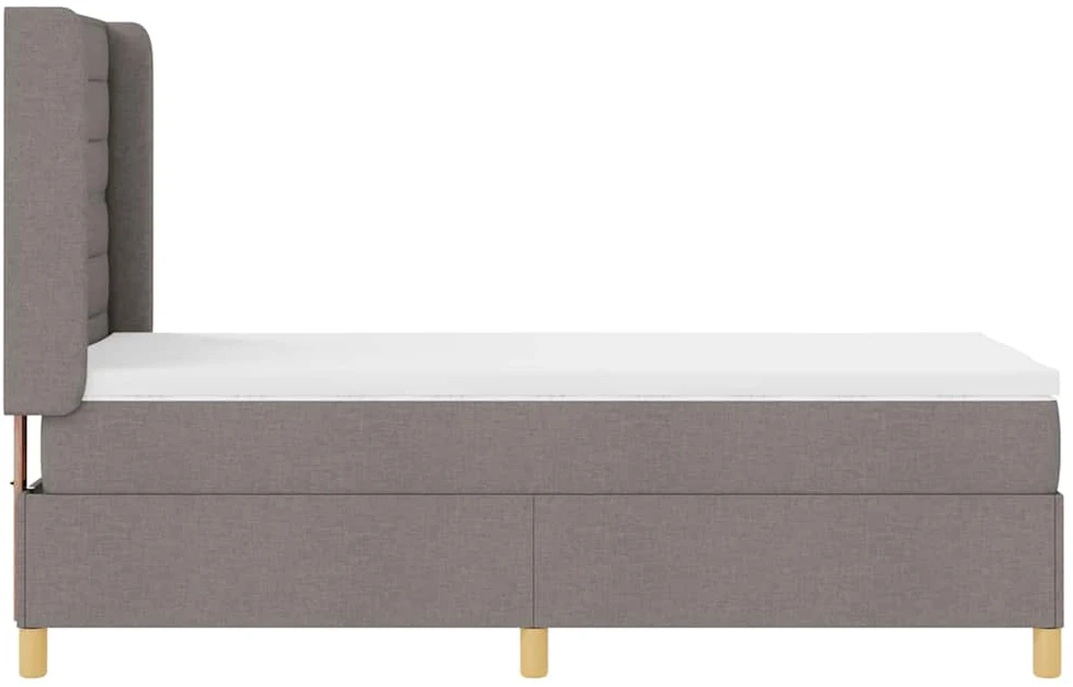Kiemas lova su galvūgalio Tortora 90 x 190 cm audinys