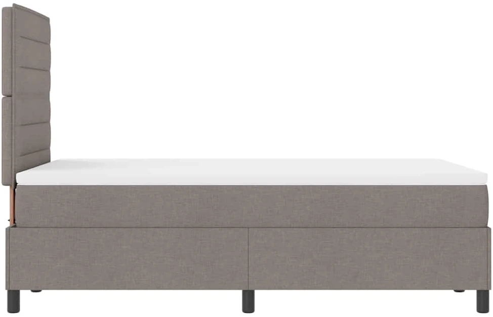 Kiemas lova su LED juostelėmis Tortora 120 x 190 cm audinys