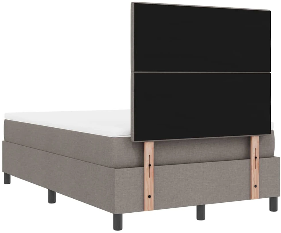 Kiemas lova su LED juostelėmis Tortora 120 x 200 cm audinys